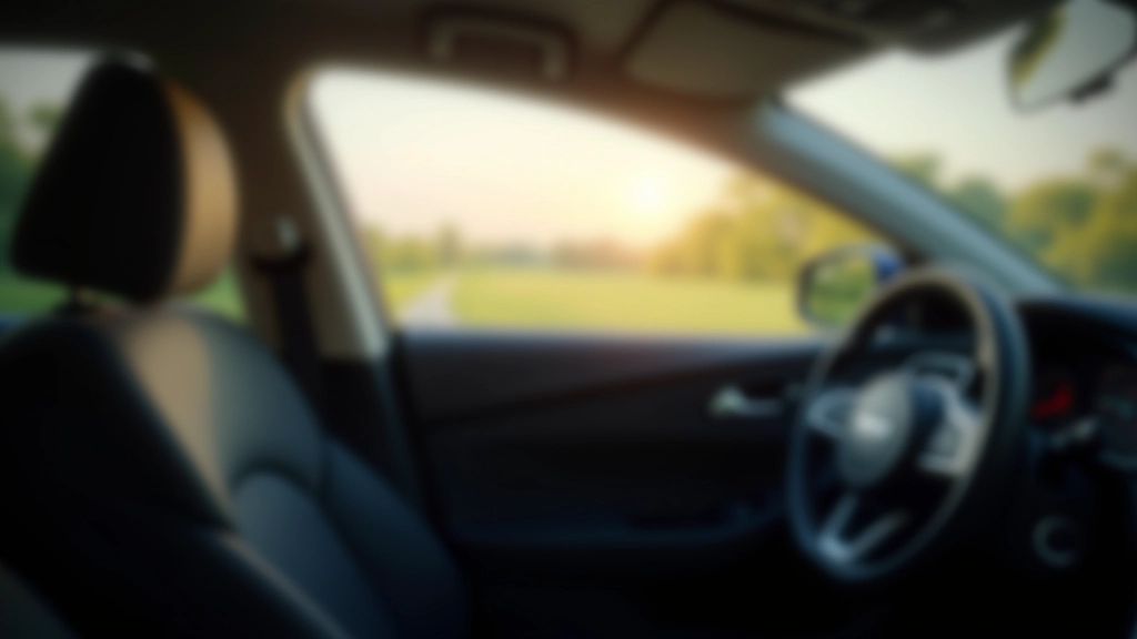 Hibridinio automobilio vidus su langais ir žaliuzėmis